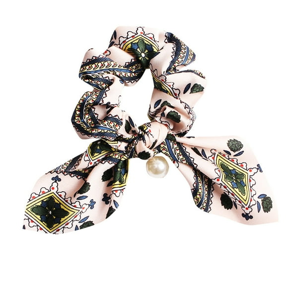 Puntoco Clearance Fabric Hairband Print Bow Knot Women Hair Ring Head Hoop Girls Headband