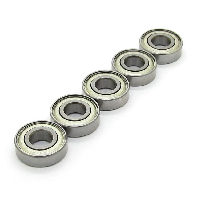 7x17x5 mm Rodamiento rígido de bolas en miniatura 697ZZ 619/7ZZ 1080087 697Z Rodamientos para monopatín 10 PCS Rodamientos para monopatín