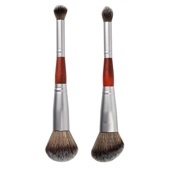 BRIGHTFUFU 2 uds maquillaje de doble cara sombra de ojos suministros de maquillaje para mujeres cepillo de sombra de ojos