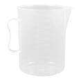 thumbnail image 5 of Topbathy White Plastic Fuel Measuring Cup with Handle for Accurate Oil Level Measurement, 5 of 8
