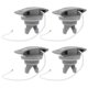 thumbnail image 3 of 4pcs Boat Air Valve Adapter Covers Easy Install Air Plug for Inflatable Kayaks Canoes Boats Durable Replacement Accessory, 3 of 5