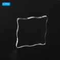 thumbnail image 3 of Uxcell Acrylic Stamp Block, 2 Pack Wavy Clear, 2x2", 3 of 6