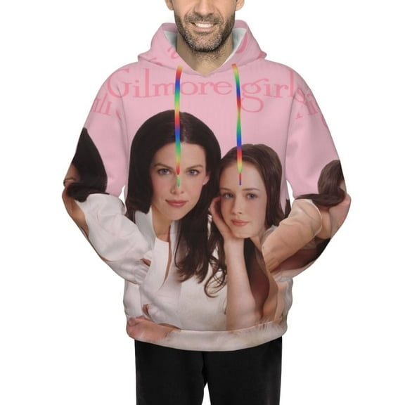 Gilmore Girls Men's Hoodie Novelty Pattern Adult Hooded Sweatshirts Casual Unisex Pullover for Women Youth