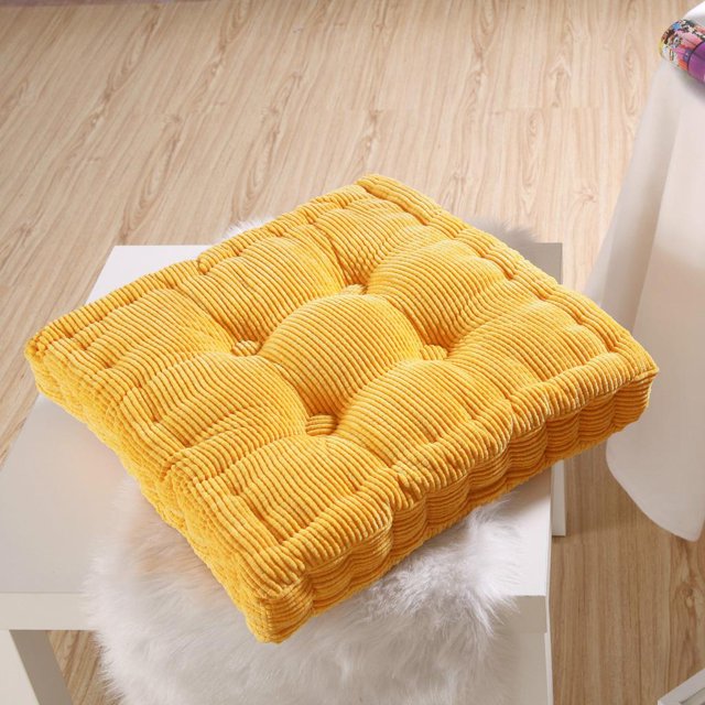 Cojín Acogedor Del Cojín Del Asiento Cuadrado de Del Sofá Del Coche para hogar Del de Niblet Multicolor Amarillo CUTICAT Cojín para silla de asiento