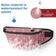 thumbnail image 5 of Hukapapa Bolso multifuncional para correr a prueba de salpicaduras, bolso de pecho para hombre, riñonera para correr y senderismo al aire libre, color rosa, 5 of 6