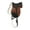 Brown, variant on Horse English Western Trail Fleece Padded Adjustable Bareback Saddle Pad Brown 39TS05BR