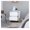 Multicolor Particle Board, variant on Nightstand Brookland, Bedside Table with Double Drawers and Sturdy Base, White Finish