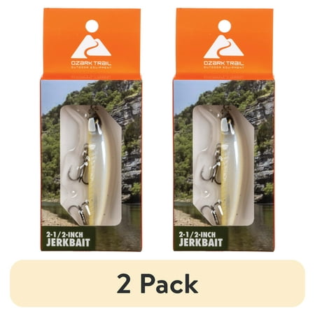 (2 pack) Ozark Trail 2 1/2 Minnow- Lemon Sorbet