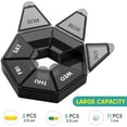 thumbnail image 3 of Weekly Pill Organizer 2 Times a Day - Large Capacity –Travel Pill Box 7 Day with Airtight Lid Lock, 3 of 4