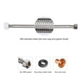 thumbnail image 4 of 7/8inch to 1/2inch Flexible Toilet Hose Connector Braided Toilet Water Supply Line Stainless Steel Braided Hose 40cm, 4 of 4