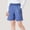 A361 Blue, variant on Kids Girls Athletic Shorts Mesh Panel Breathable Pull-on Performance Training Shorts for Sports School Gym, 5T-15Y