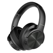 Mixcder E9 Noise Cancelling Headphones,Wireless Bluetooth over Ear Headphones with Microphone - Black