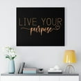 thumbnail image 2 of Scripture Walls  Live Your Purpose Bible Verse Canvas Christian Wall Art Ready to Hang Unframed, 2 of 16