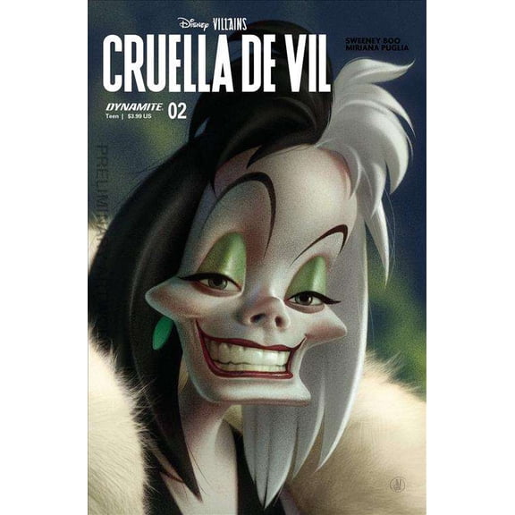 Disney Villains: Cruella de Vil #2A VF ; Dynamite Comic Book