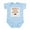 Sky Blue, variant on CafePress - Daddy's Little Peanut Infant Creeper Body Suit - Baby Light Bodysuit, Size Newborn - 24 Months