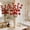 Red, variant on Artificial Chinese Lantern Stems, 27.56 Inch Faux Physalis Branches, Artificial Cape Gooseberry Stems Lantern Flowers, Home Party Wedding Decorations