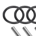 thumbnail image 3 of 4pcs Aluminum Alloy 17mm Hex 23mm Wheel Extension Adapter, RC Car Model RC Toy Accessory for 1/8 RC Car Model, RC Cars Trucks Off Road Bu-ggies (Black/Blue)[black], 3 of 9