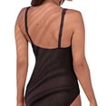 thumbnail image 4 of Traje de baño de una pieza para mujer Trajes de baño conservadores de moda con correas para los hombros para nadar en la playa Marrón XXL, 4 of 6