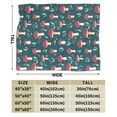 thumbnail image 3 of Kll Fleece Blanket Plush Throw Blanket Amanita Mushroom,Soft Fuzzy Cozy Flannel Blanket For Couch Sofa Bed.(80"X60"), 3 of 9