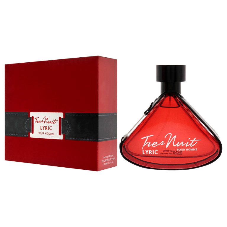 Armaf Tres Nuit Lyric Pour Homme 3.4 oz EDP Spray, Floral Aquatic