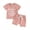 Pink, variant on Bagilaanoe 2pcs Toddler Baby Girl Shorts Set Short Sleeve Letter Print T Shirt Tops + Shorts 6M 12M 18M 24M 3T Kids Casual Summer Clothes
