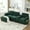 Emerald, variant on MOONMISS Corduroy Upholstered L-Shaped 4-seater Storage Multifunctional Sectional Sofa with Storage Ottoman-Emerald
