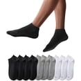 thumbnail image 1 of Calcetines para hombre y mujer, 10 pares, calcetines cortos, medias y medias, unisex, 1 of 5