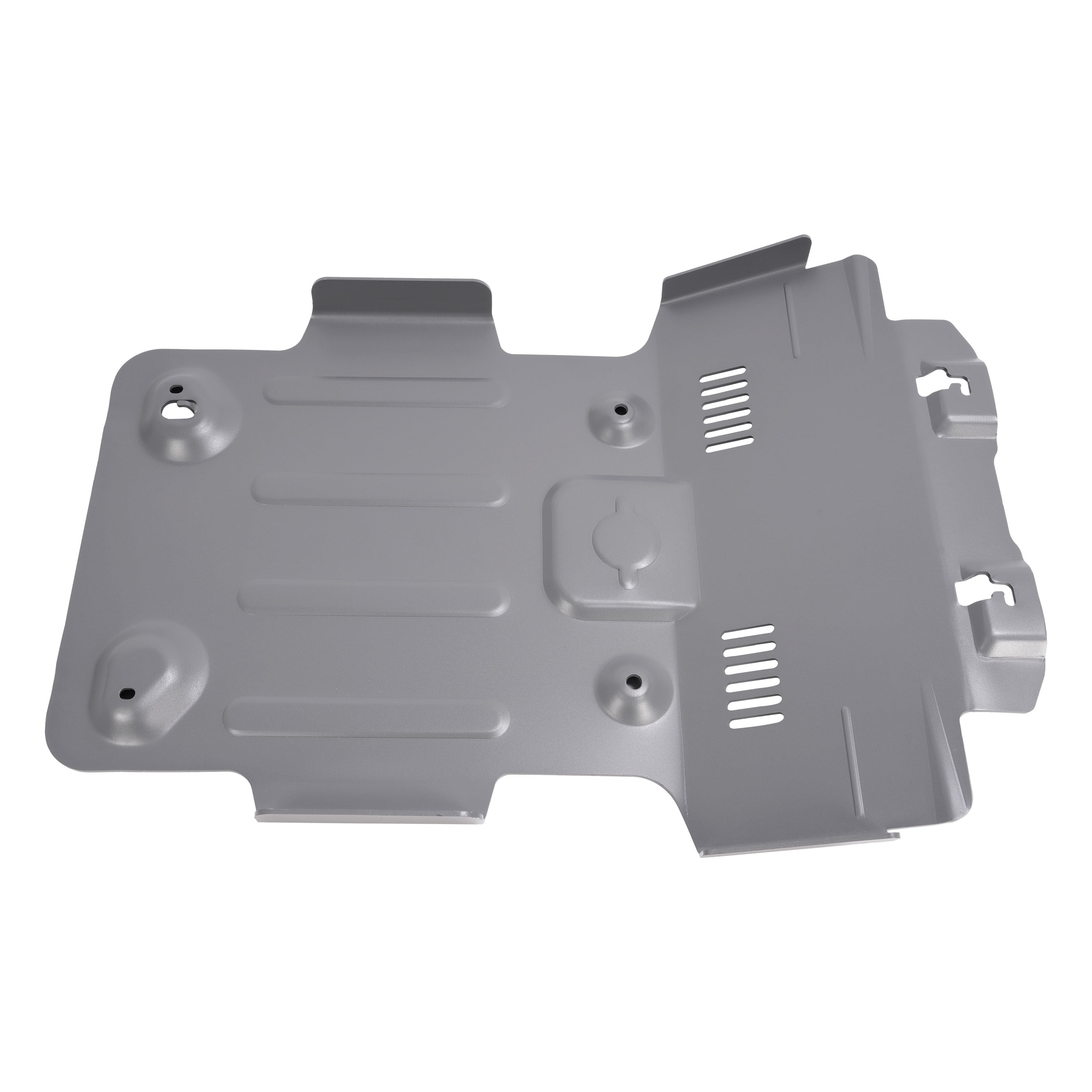 Kojem Front Skid Plate for 2022-2024 Toyota Tundra Sequoia Replacement for PTR60-34220 Frosted Gray Aluminium