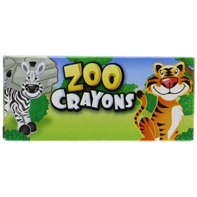 12 Boxes of Crayons Zoo Animal Box 4 Per Box