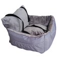 thumbnail image 3 of Asiento para Coche para Perros, Asiento Elevador Tipo Nido, Perros Pequeños Y Medianos Desmontable Antideslizante, Cama para Transportar Mascotas, Caj Gris, 3 of 10