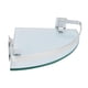 thumbnail image 4 of Lojalitet Baño Triangular Estante Ducha Vidrio Rack Titular Organizador para Baño Cocina Hogar, 4 of 6