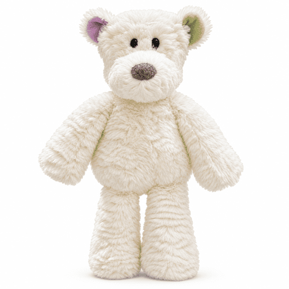 White Bear Plush Toy, Stuffed Animal Teddy Bear for Kids, Soft Fluffy Throw Pillow, Birthday Gifts for Everyone, Home Decor