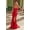 Red, variant on Women's Nox Anabel T1507 Embroidered Corset Bodice Prom 2026 Gown Red Size 8