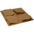 thumbnail image 6 of Ekena Millwork 19 5/8"W x 19 5/8"H Clover EnduraWall Decorative 3D Wall Panel, Bright Coat Gold (12-Pack for 32.04 Sq. Ft.), 6 of 6