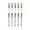 White-686, variant on Retractable Gel Pens 0.5mm Fine Point, 5-pack White Ink Pens with 1.5ml Ink Supply, Smooth Writing & Quick-dry for Office Use, Educational Note Taking & Professional Document Signing