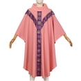thumbnail image 3 of Vêtements d'Église, Robe de Prière, Clerc, Chasuble, Catholique, Col Rond, 3 of 4