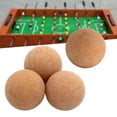 thumbnail image 2 of Necvior Soccer Replacements Football Table Natural Cork Foosballs Cork Foosball Set, 2 of 10