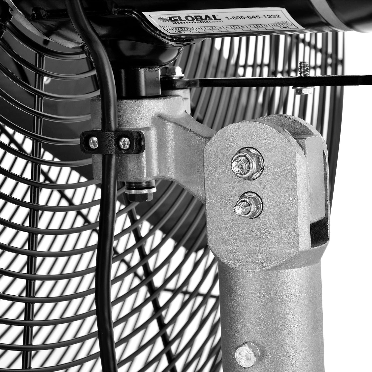 CD Premium 30" Oscillating Wall Mount Fan, TEFC Motor, 11,500 CFM, 1/2 HP