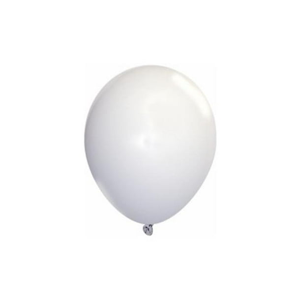 Balloons and Weights 4868 12&amp; quot; Pastel Blanc Ballons de Latex 144 pc -pack de 5