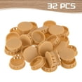 thumbnail image 3 of Uxcell 32Pcs Plastic Hole Plugs, Flush Type Panel Hole Plugs Insert End Caps for Locking Hole Furniture Cabinet 35mm Orange, 3 of 6