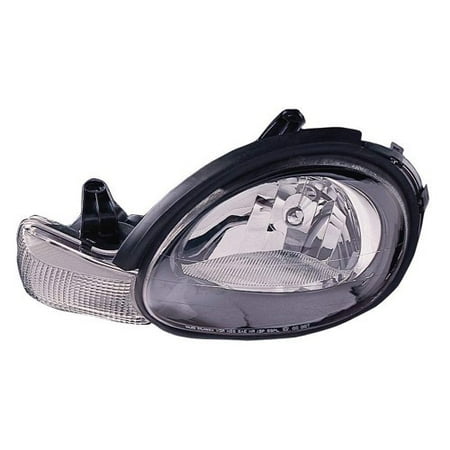 Assembly Left Driver - Go-Parts » 2001 Chrysler Neon Front Headlight Headlamp Assembly Front Housing / Lens / Cover - Left (Driver) Side 5303425AC CH2502127 Replacement For Chrysler Neon