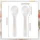 thumbnail image 2 of Set Of Caviar Spoons - Shell Spoon, Mother Of Pearl Caviar Spoons With Round Handle For Caviar, Egg, Ice Cream, Coffee, Restaurant Serving (2 Pieces, 2 of 4
