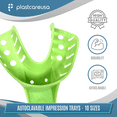 thumbnail image 3 of 12 Autoclavable Dental Impression Trays Small Upper (# 5), 3 of 5