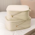 thumbnail image 7 of Clothing Compression Bag Large Waterproof Organizer – Portable Luggage Compartment Storage, Beige Polyester, Space Saving, Durable Travel Packing, Wrinkle Resistant, 7 of 7
