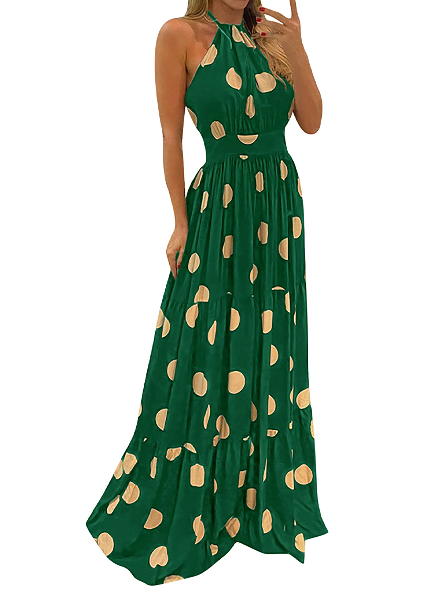 UKAP - UKAP Women Casual Halter Neck 