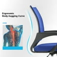 thumbnail image 4 of BestOffice Ergonomic Office Chair, Lumbar Support, Adjustable Height with Armrests for Adults(Blue), 4 of 6