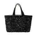 thumbnail image 4 of Elegant Glitter Sequins Handbag Sparkly Tote Bag for Daily Errands and Gathering, 4 of 21