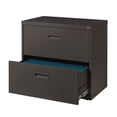 thumbnail image 3 of Hirsh 30" Wide 2 Drawer Lateral File Cabinet in Charcoal, Fully Assembled, 3 of 5