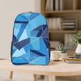 thumbnail image 5 of 16 Inch Transparent Backpack With Lightweight And Durable Design Without Pockets Transparent For Work Business Travel Sports Blue Geometric Lines_4, 5 of 7