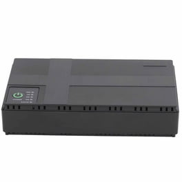 Mini UPS Battery Backup - 10400mAh 36W Uninterruptible Power Supply With 6 Outlets For Router, Modem, Cameras